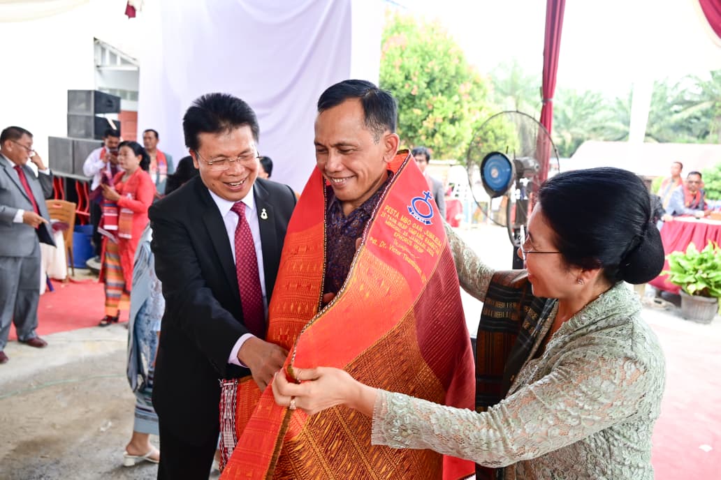 Irwasda Polda Jambi Apresiasi Pesta Perak 25 Tahun HKBP Simpang Rambutan