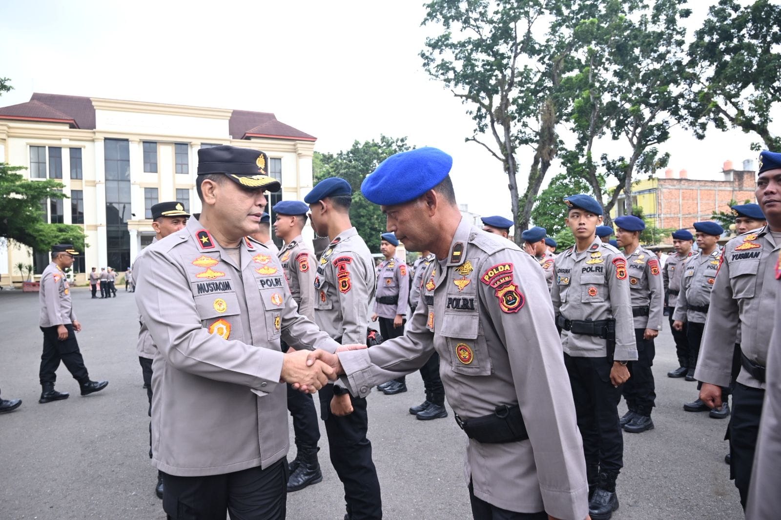 Selesai Bantu Korban Bencana Sumbar, 40 Personel BKO Polda Jambi Tiba di Jambi