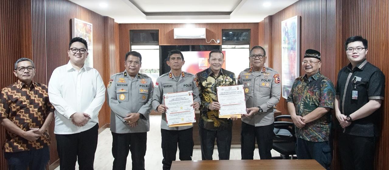 Kapolda Aceh Terima Bantuan 1,2 Juta PIN E-Learning bagi Siswa Terdampak Bencana