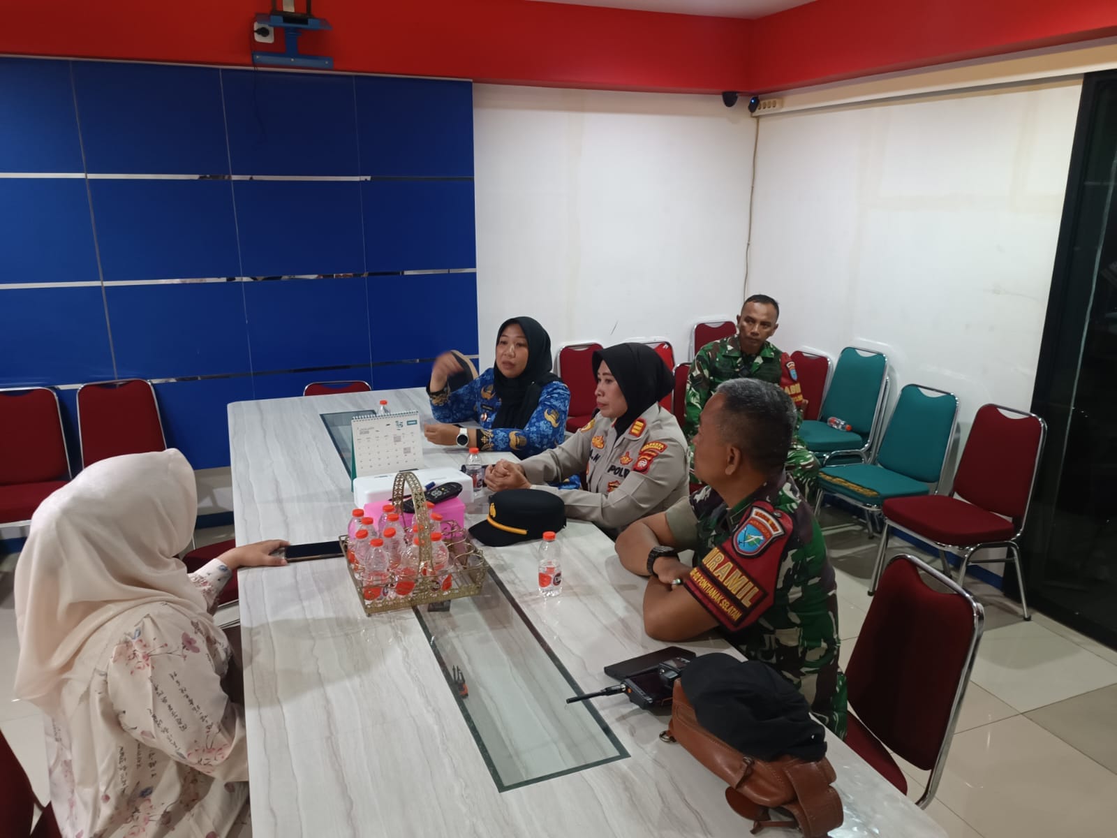 Cegah Karhutla, Kapolsek Pontianak Selatan dan Forkopimcam Beri Himbauan ke PT Bhakti Karya Mandiri