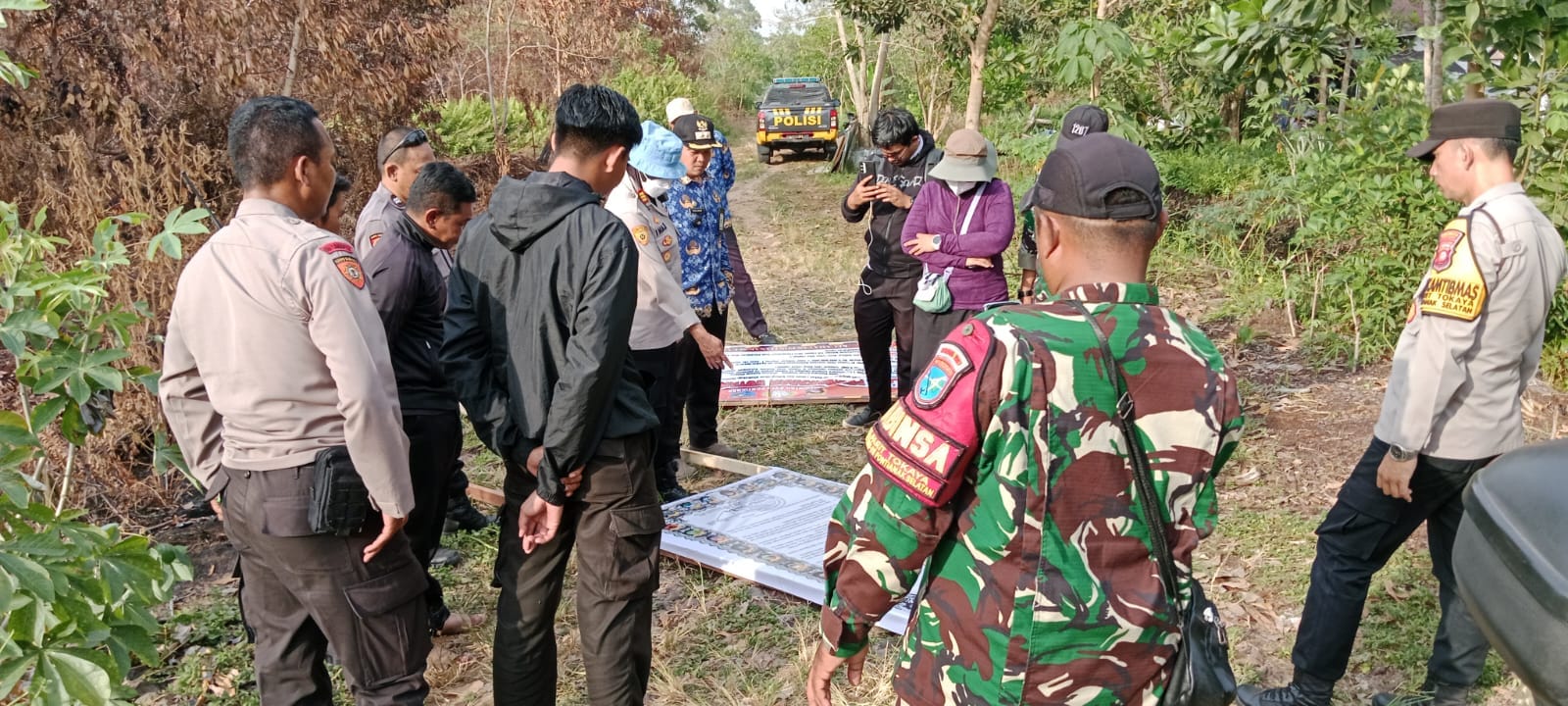 Polresta Pontianak dan Forkopimcam Pontianak Selatan Perkuat Penanggulangan Karhutla