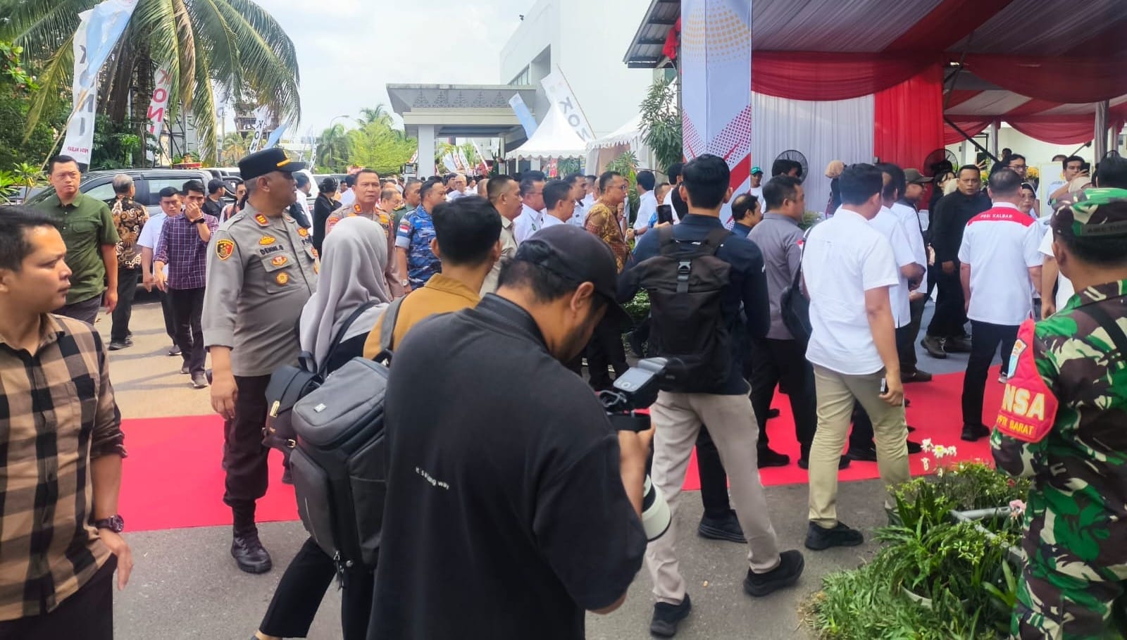 Polsek Pontianak Kota Siagakan Personel Amankan Pelantikan Pengurus KONI Kalbar