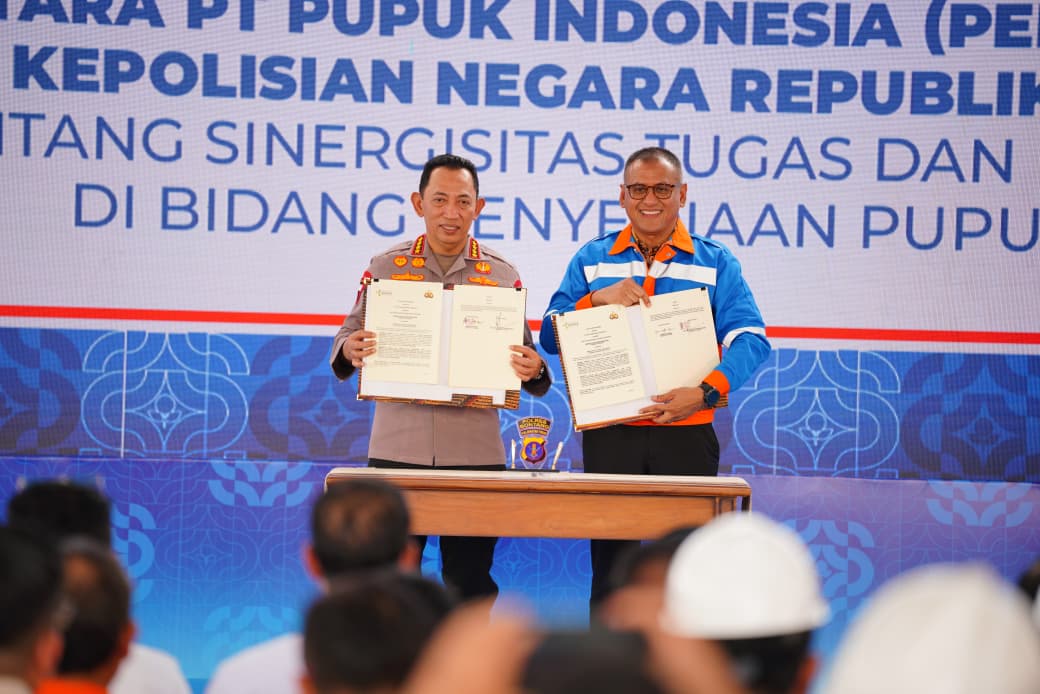 Kapolri Gandeng PT Pupuk Indonesia Jaga Distribusi Pupuk agar Tepat Sasaran