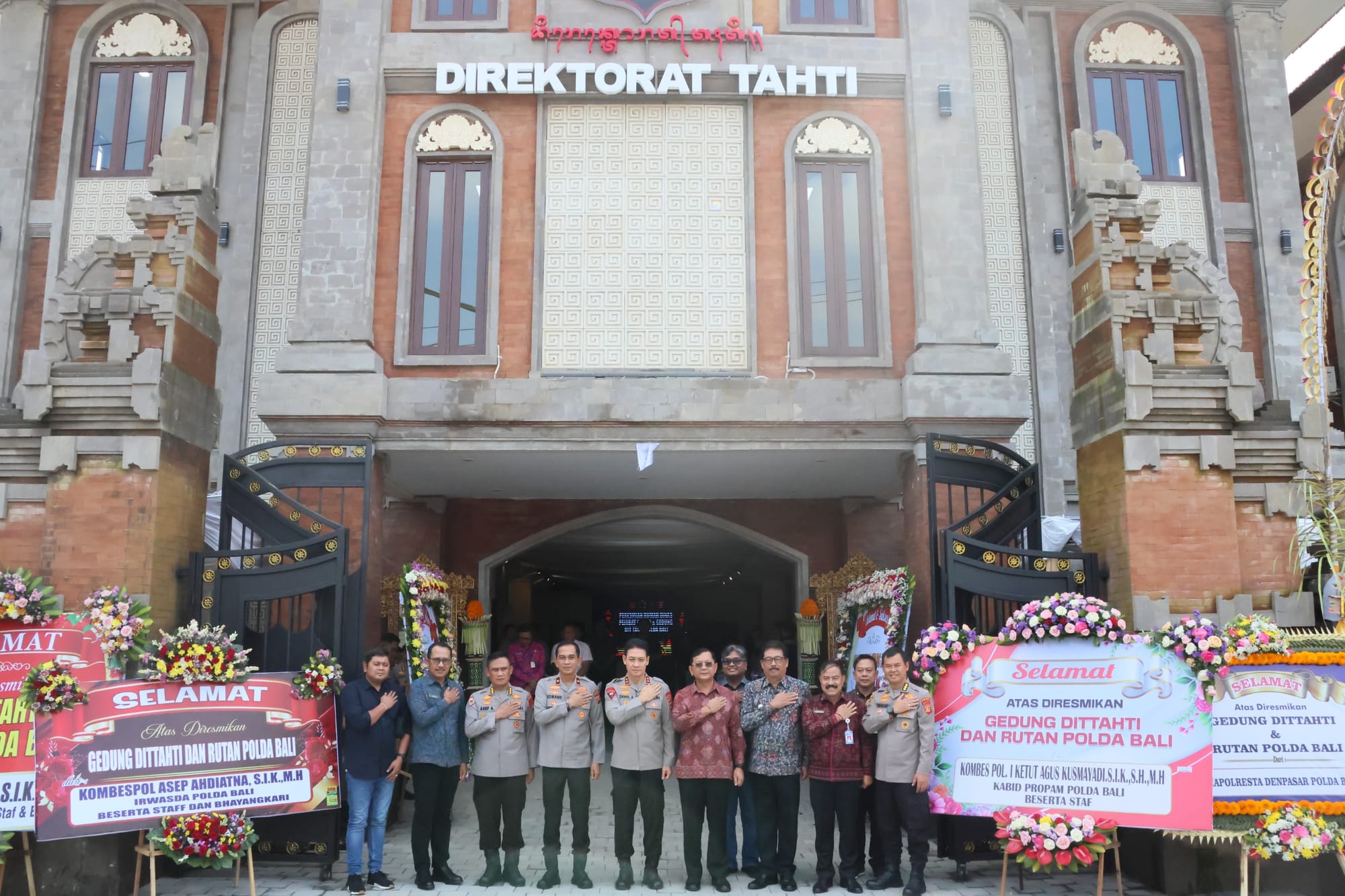 Tingkatkan Kualitas Pelayanan Publik, Kapolda Bali Resmikan Rumjab PJU dan Gedung Dit Tahti