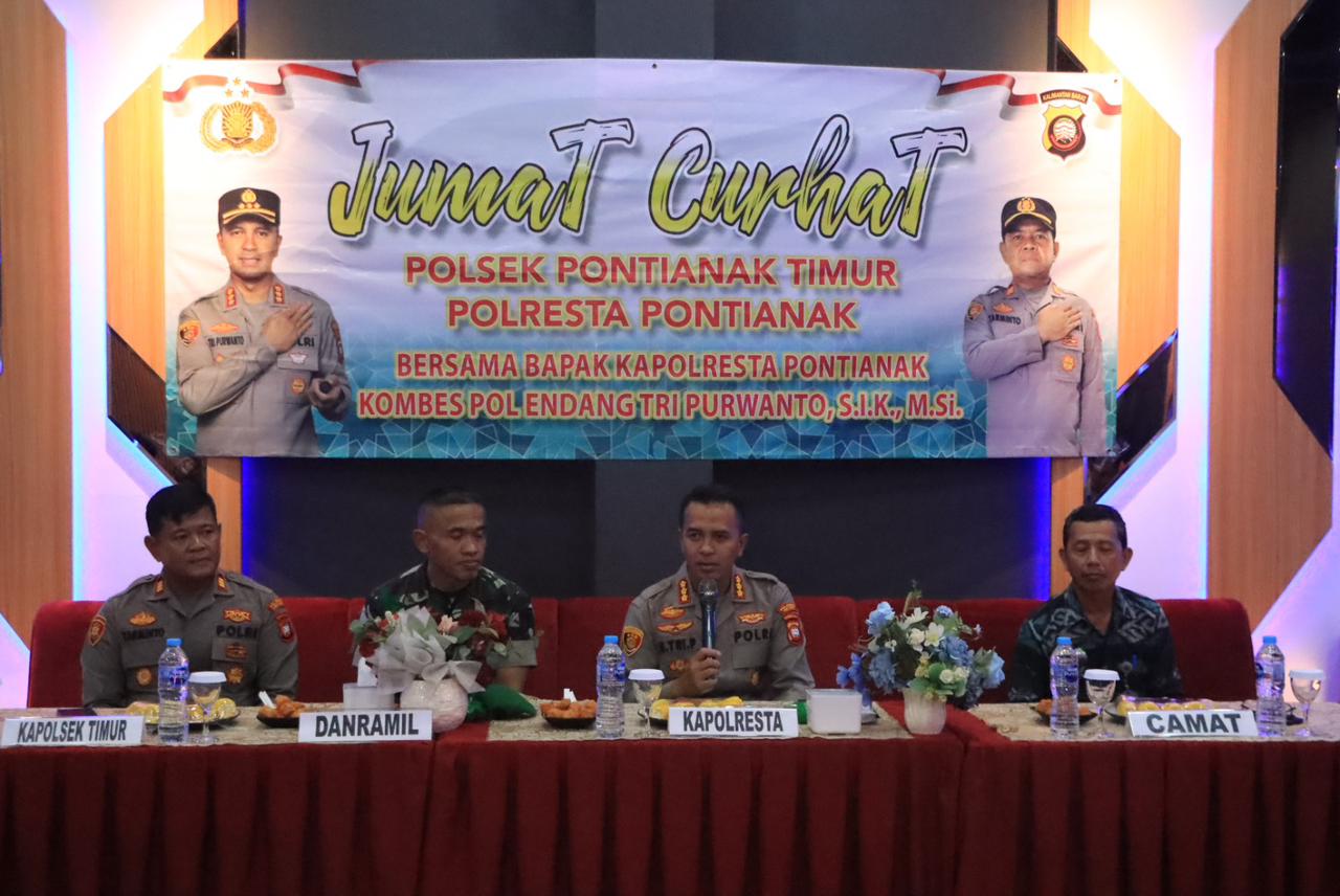 Serap Aspirasi Warga di Kafe, Polresta Pontianak Perkuat Patroli dan Pencegahan Kejahatan
