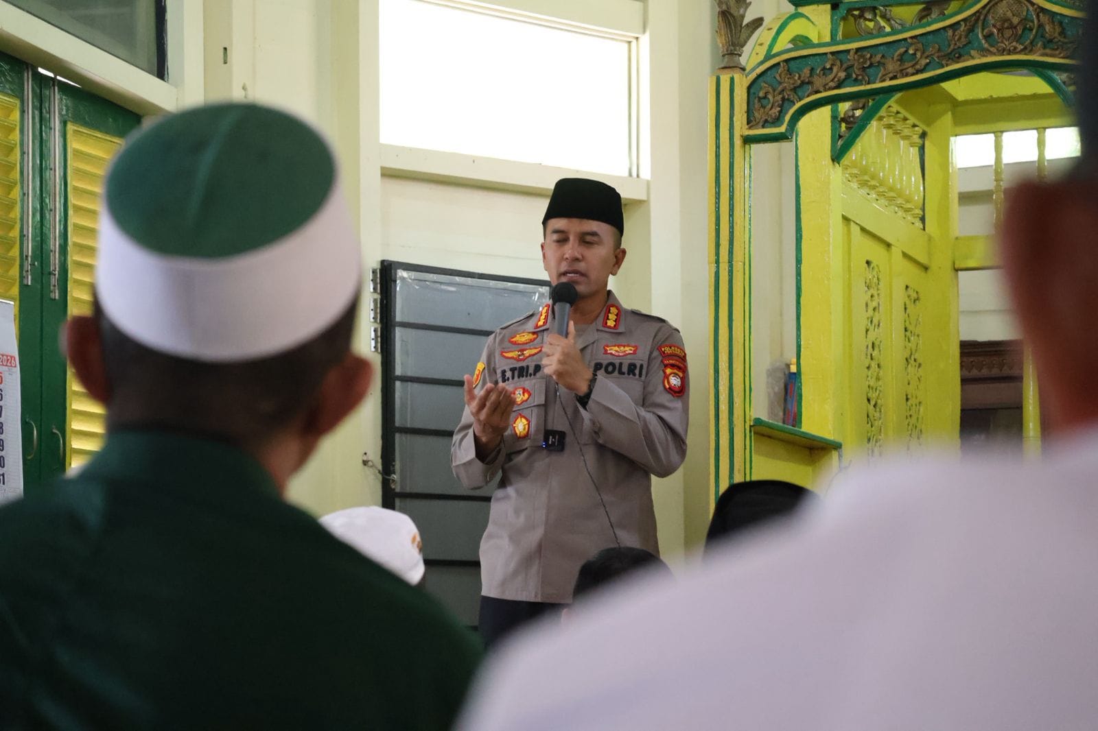 Safari Kamtibmas di Masjid Jami, Kapolresta Pontianak Ajak Warga Jaga Kondusivitas Jelang Ramadhan