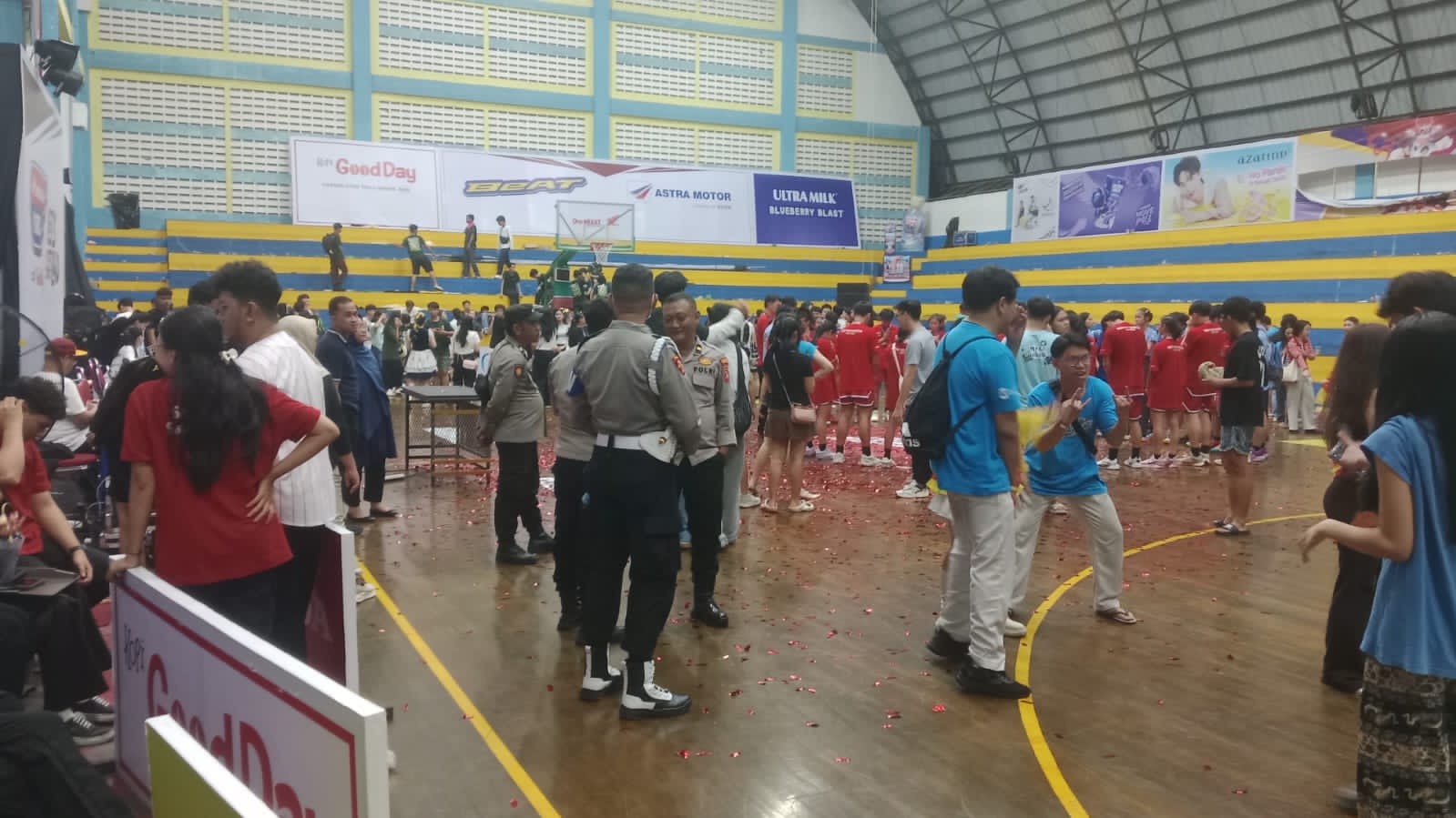 Antisipasi Ribuan Penonton, Polisi Amankan Final Honda DBL di GOR Perbasi Pontianak