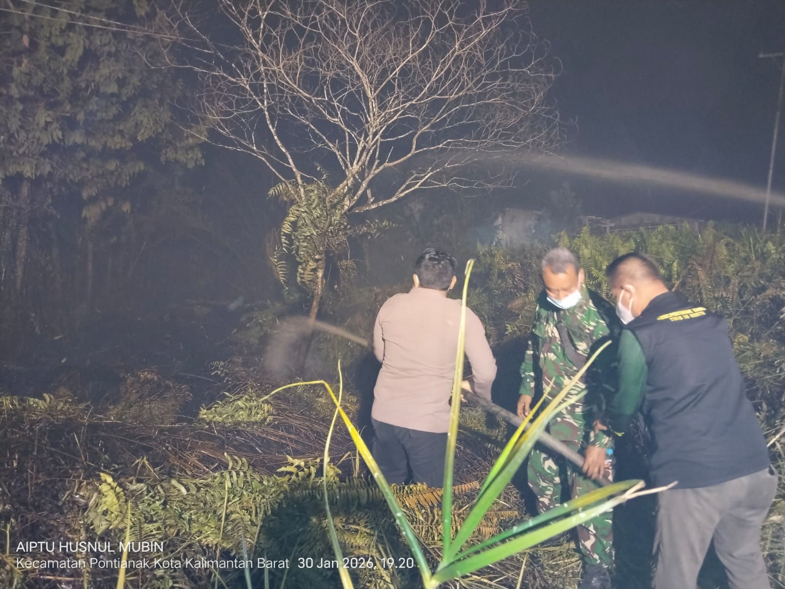 Kapolsek Pontianak Utara: Negara Wajib Hadir Saat Kebakaran Lahan