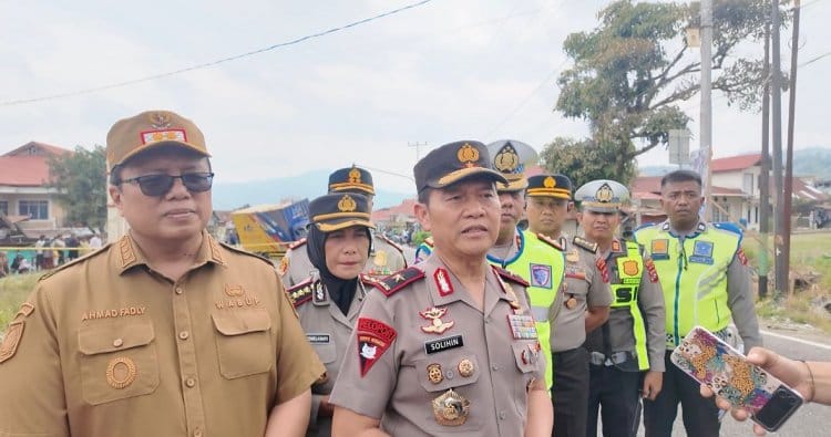 Kecelakaan Maut di Padang Panjang, Wakapolda Sumbar Tinjau Lokasi Kejadian