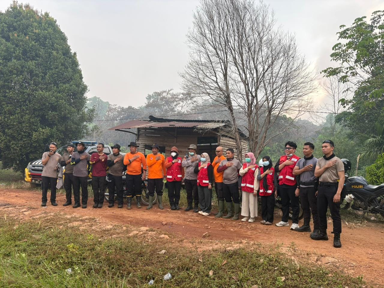 Kasat Samapta Polresta Pontianak Pimpin Ground Check Titik Api