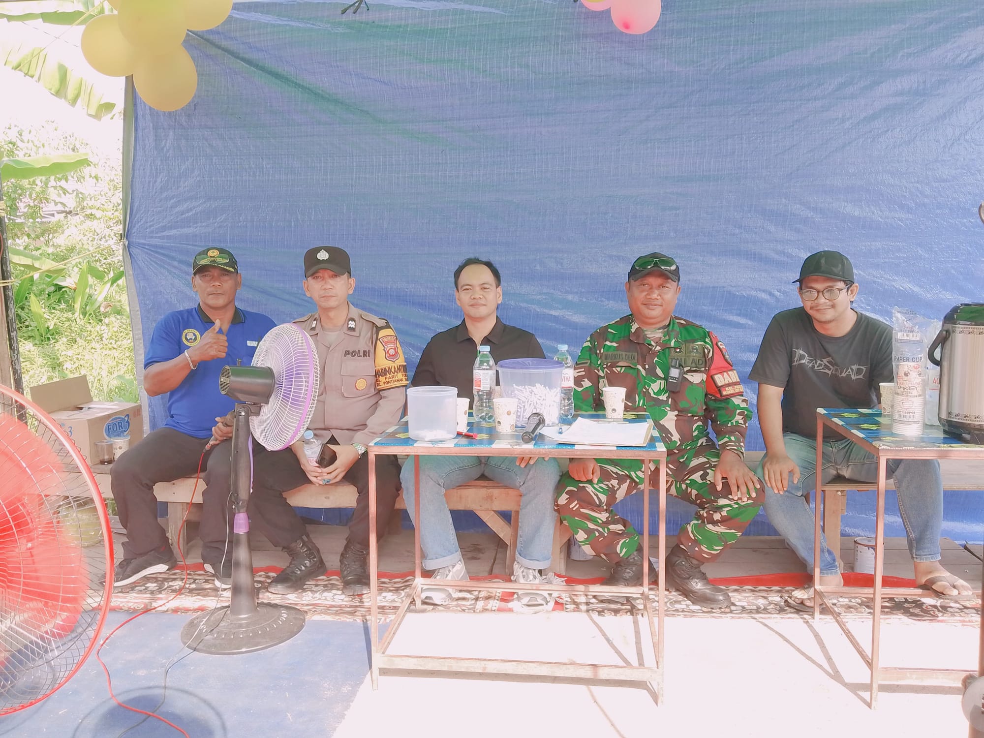 Mancing Lele HUT ke-1 PARDEM, Bhabinkamtibmas Hadir Bersama Masyarakat