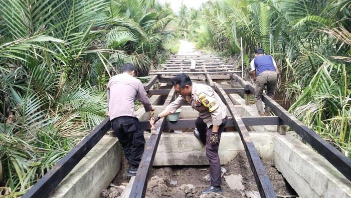 Akses Warga Pesisir Bengkalis Diperkuat Lewat Jembatan Merah Putih Presisi