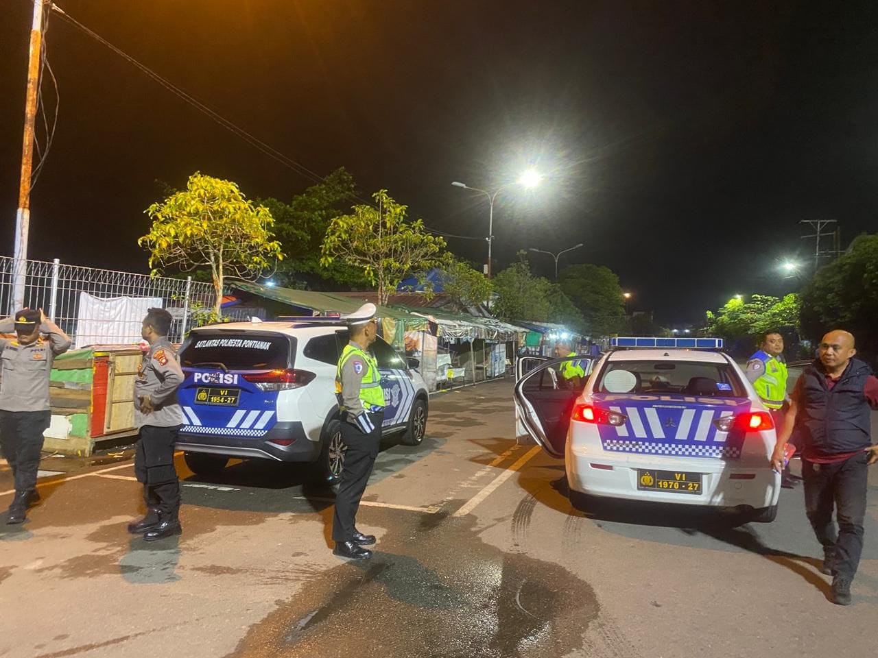 Polisi Intensifkan Patroli Malam, Warga Pontianak Diminta Tetap Waspada