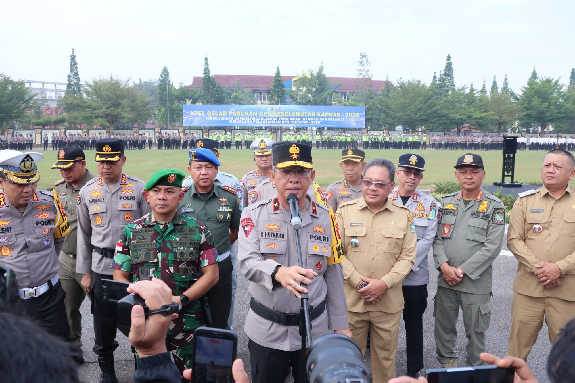 Apel Gelar Operasi Keselamatan Kapuas 2026, Polresta Pontianak Fokus Ciptakan Keamanan Lebaran