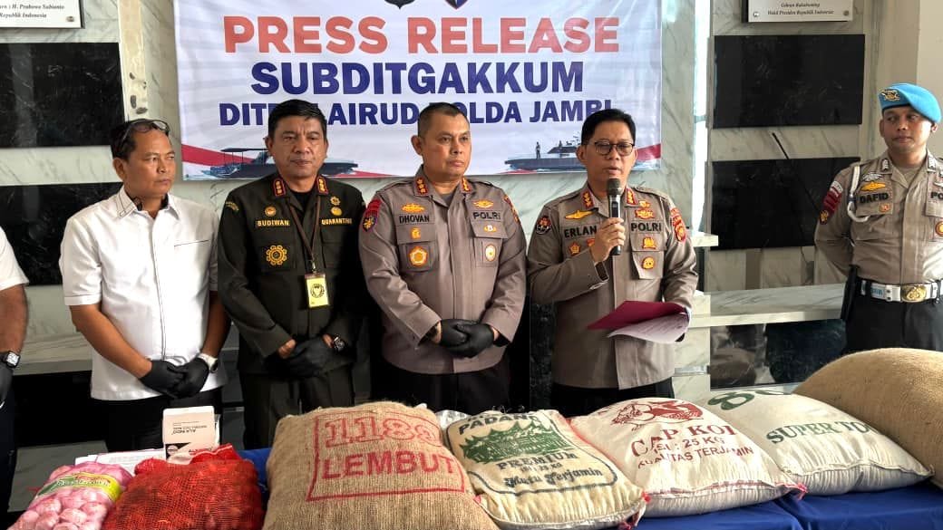 Ditpolairud Polda Jambi Ungkap Kasus Pengangkutan Komoditas Tanpa Dokumen Karantina