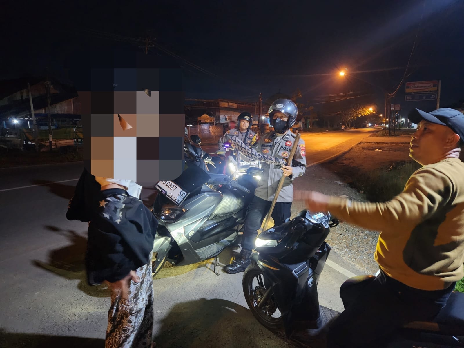 Polsek Pontianak Utara Amankan Dua Anak, Polisi Tegas Larang Aksi Perang Sarung Selama Ramadhan