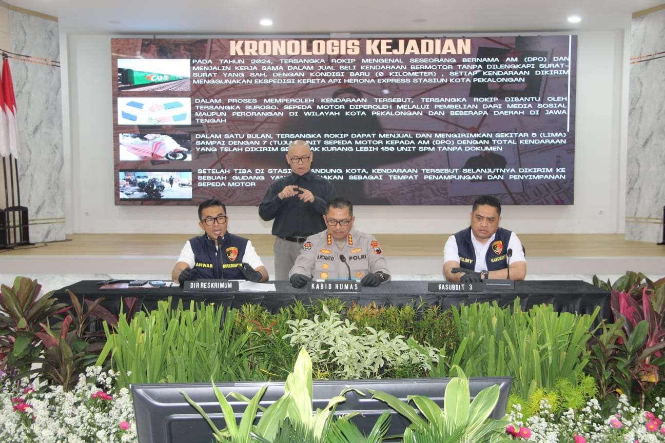 Gudang Rahasia di Bandung Digerebek, Puluhan Motor Tanpa Surat Diamankan Polisi