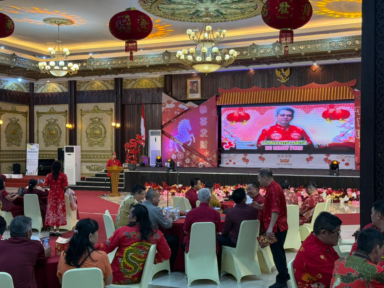 Suasana Hangat Warnai Perayaan Imlek 2577 Kongzili, Polresta Pontianak Hadir