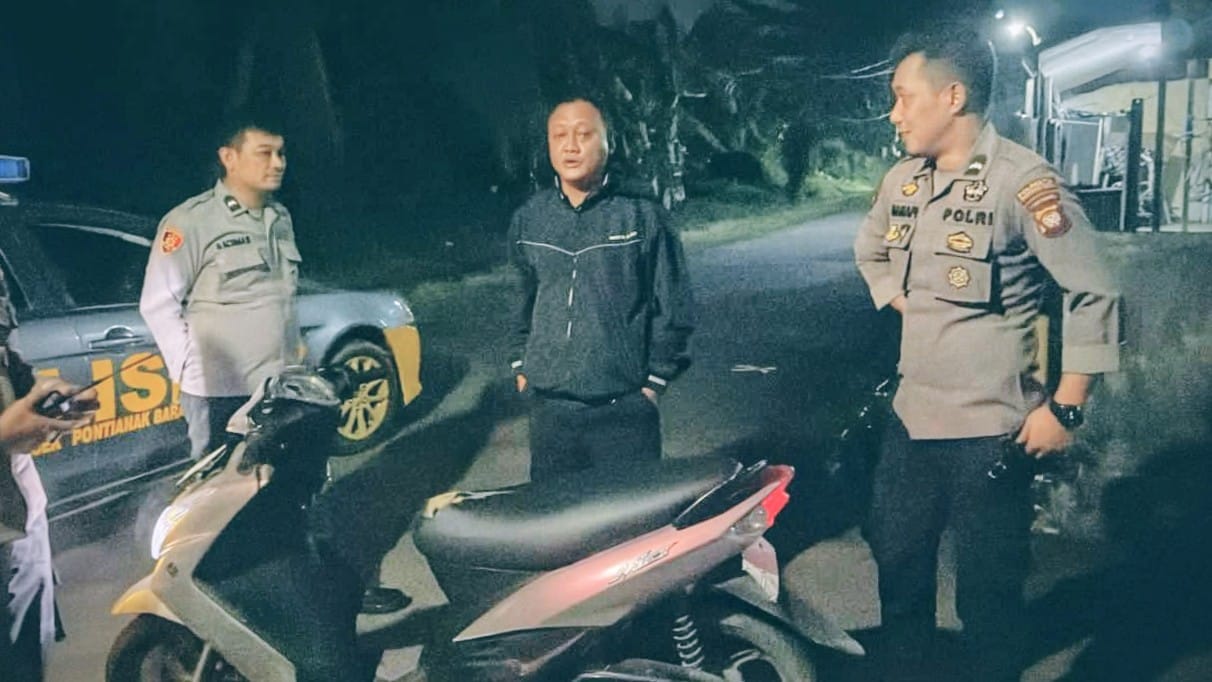 Cegah Aksi Kekerasan, Polsek Pontianak Kota Amankan Barang Bukti yang Ditinggal Remaja