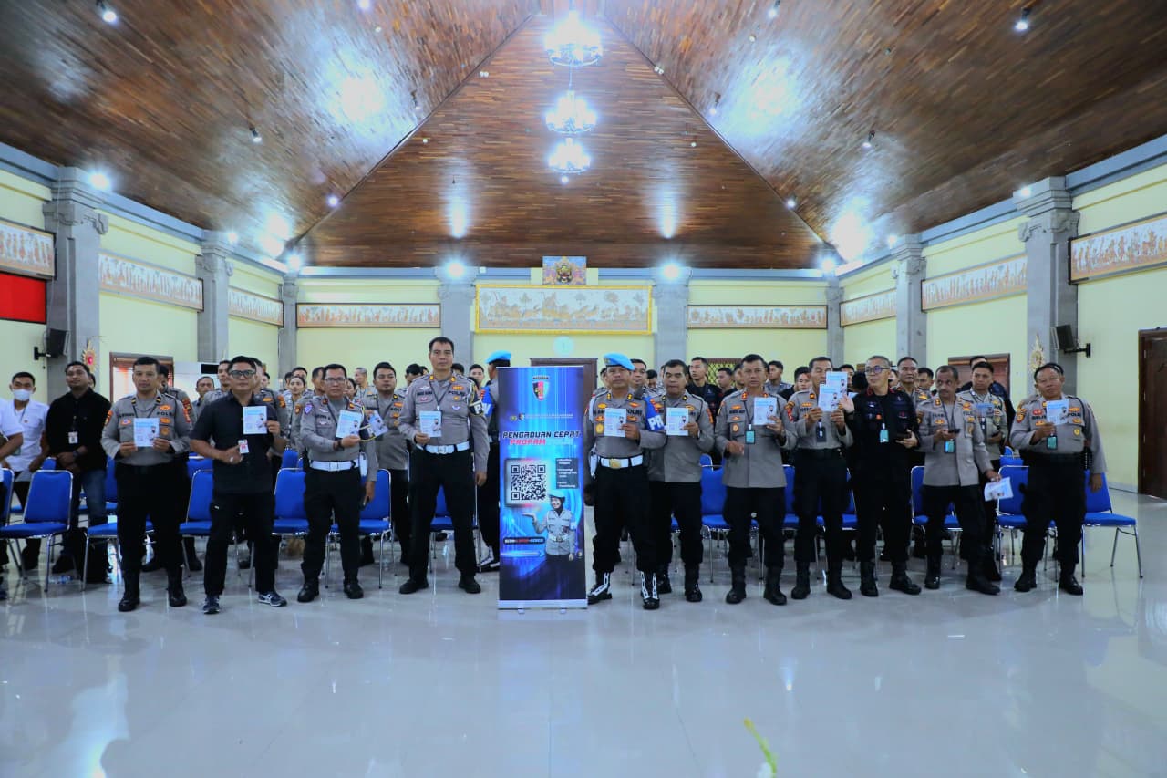 Bidpropam Polda Bali Sosialisasikan Terus  Layanan Pengaduan QR Code Propam Polri