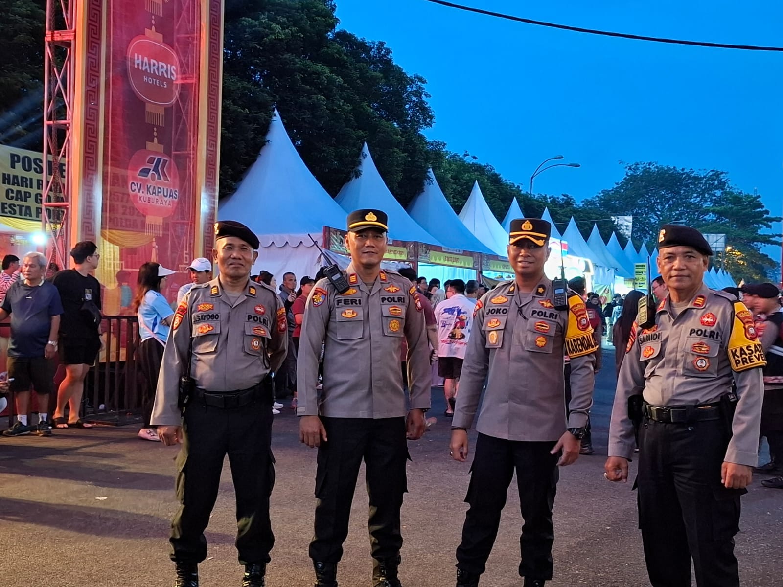 Antisipasi Kepadatan dan Gangguan Kamtibmas, Puluhan Personel Disiagakan di Kwan Ti Bio
