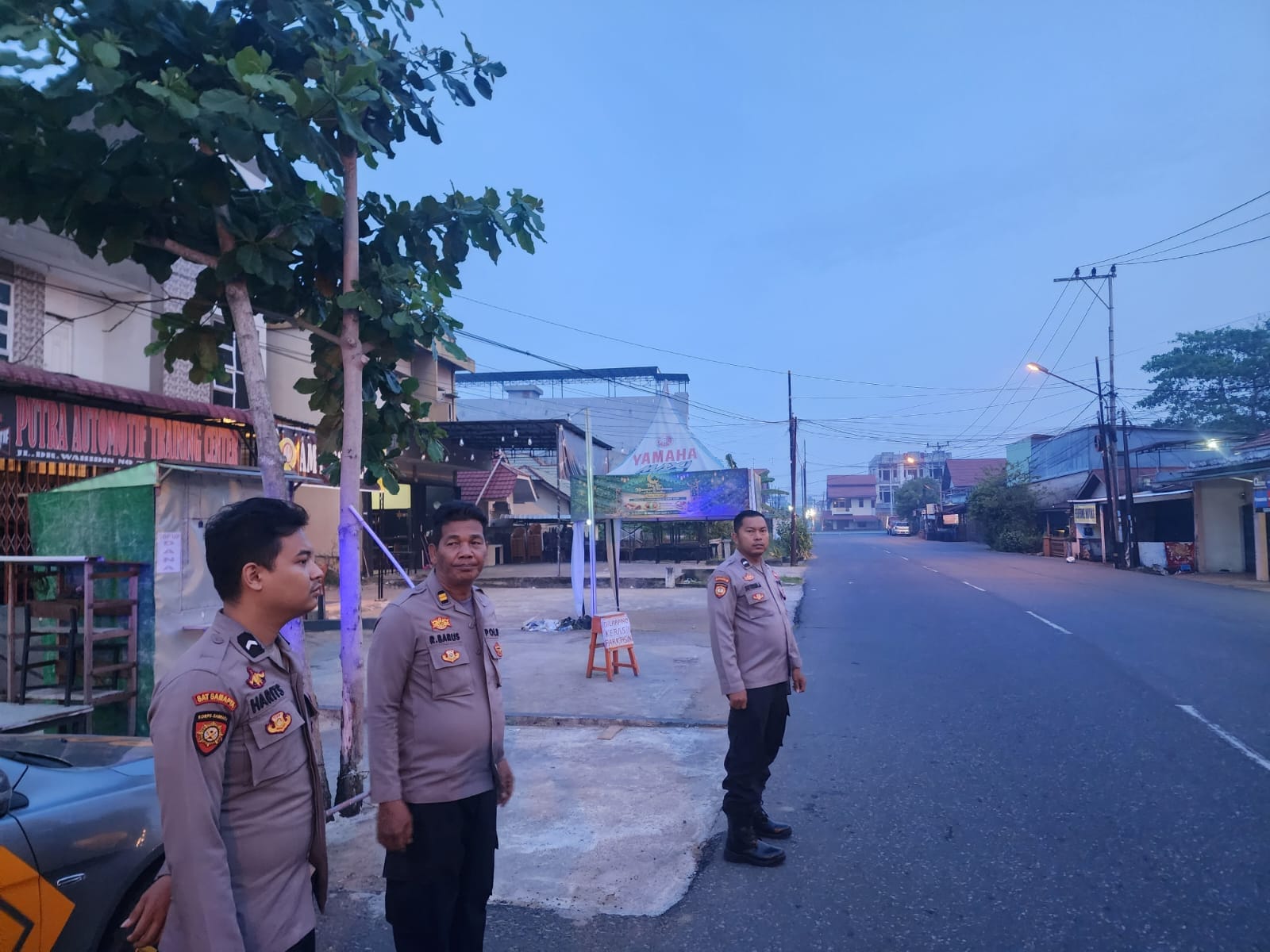 Antisipasi Gangguan Kamtibmas, Personel Enggang Polsek Pontianak Barat Turun ke Jalan
