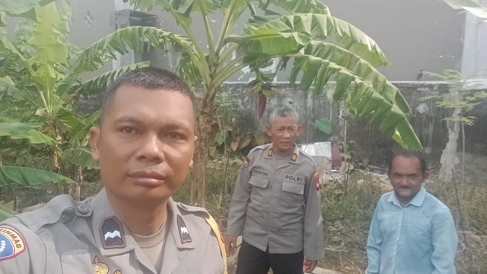 Polsek Pontianak Timur Sambangi Petani di Kelurahan Saigon, Dukung Ketahanan Pangan
