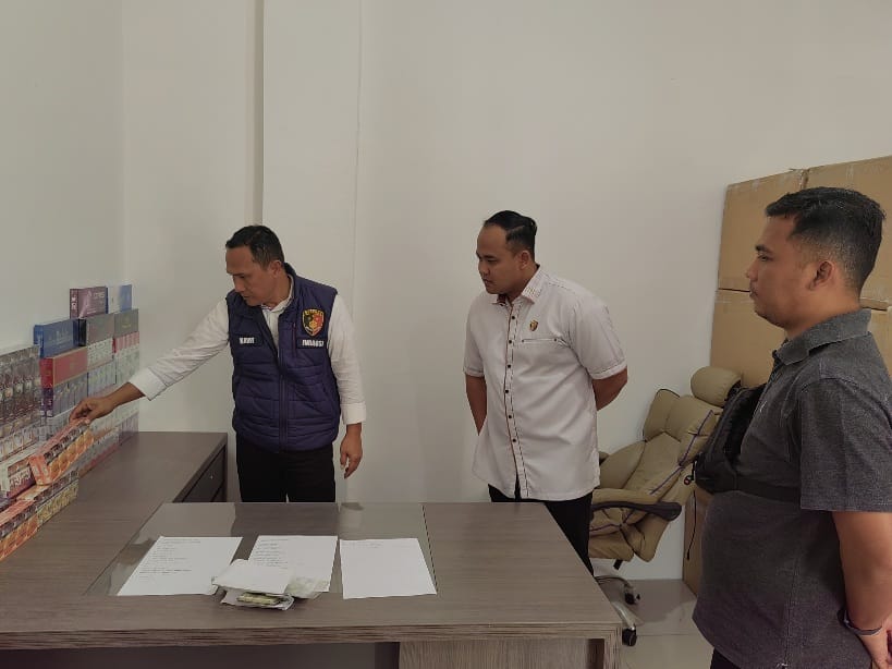 Polda Babel Bongkar Peredaran Rokok Ilegal, 1,9 Juta Batang Disita dari Pria Asal Belitung