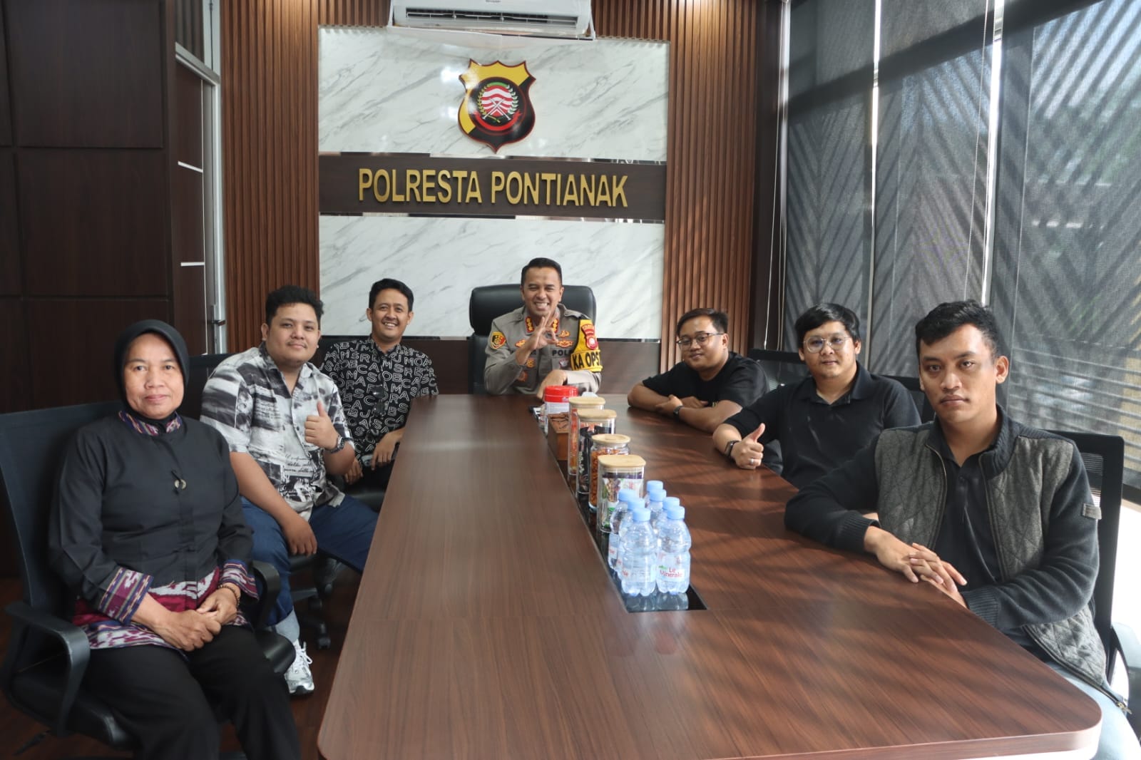 Kapolresta Pontianak Ajak Media Sosial Bersinergi Jaga Kamtibmas