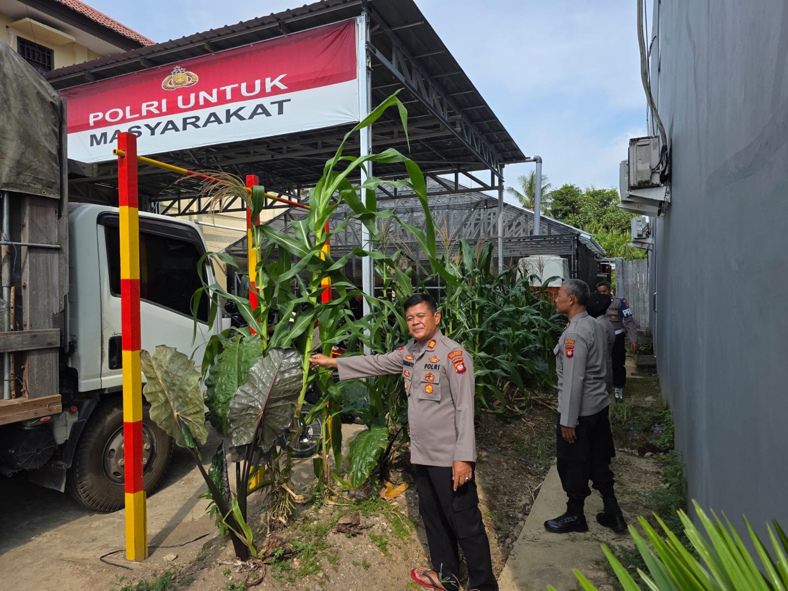 Upaya Ketahanan Pangan, Polsek Pontianak Timur Budidayakan Selada dan Lele