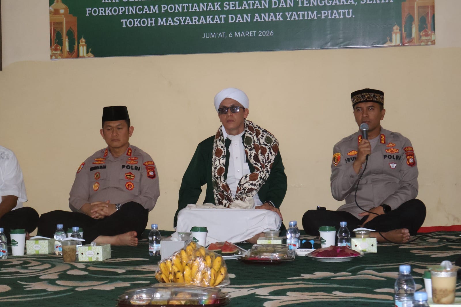 Momentum Ramadhan, Kapolresta Pontianak Silaturahmi dan Buka Puasa Bersama di Polsek Pontianak Selatan