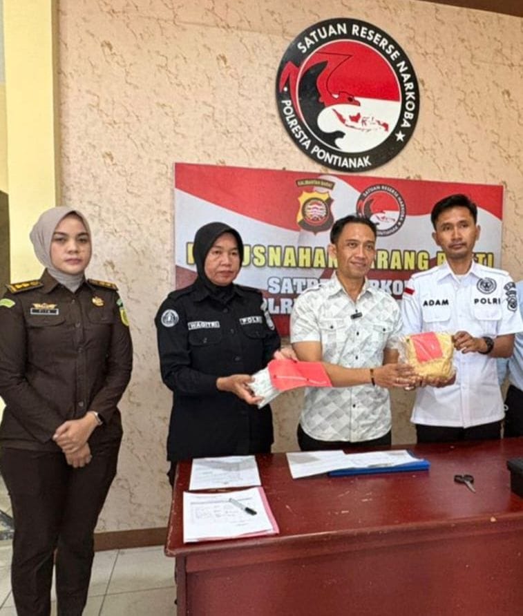 Awal 2026, Sat Resnarkoba Polresta Pontianak Ungkap Sejumlah Kasus Narkoba