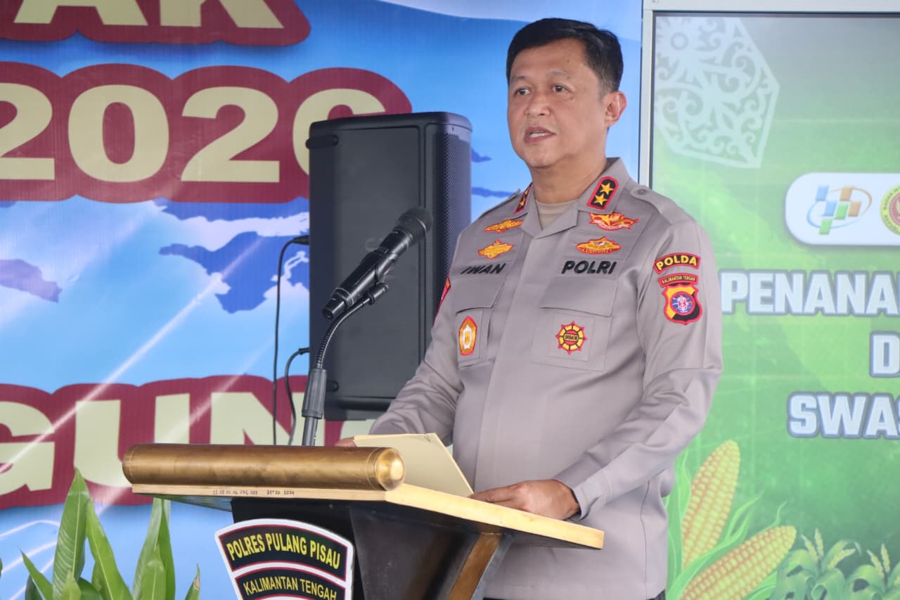 Polda Kalteng dan PT MKM Kolaborasi Tanam Jagung di Tengah Perkebunan Sawit