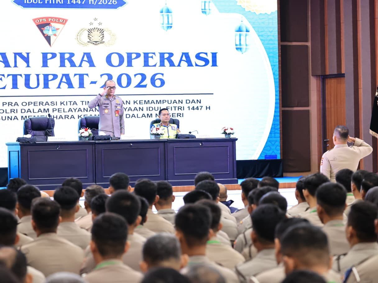 Jelang Idul Fitri 1447 H Polri Laksanakan Bimtek Latpraops Ketupat 2026