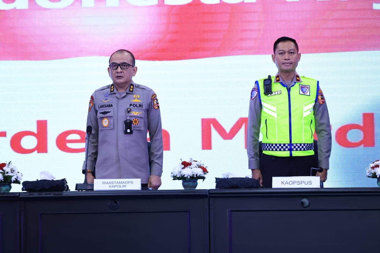 Polri Perkuat Kesiapan Pengamanan Lebaran lewat Bimtek Latpraops Ketupat 2026