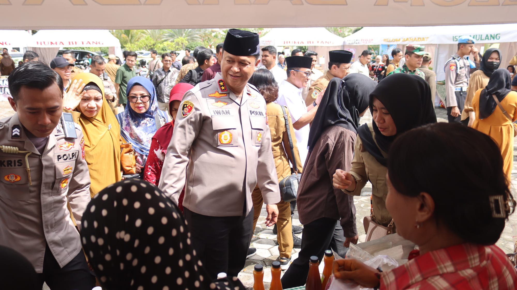 Pasar Murah dan Gerakan Pangan Murah Pemprov Kalteng Dapat Apresiasi Kapolda