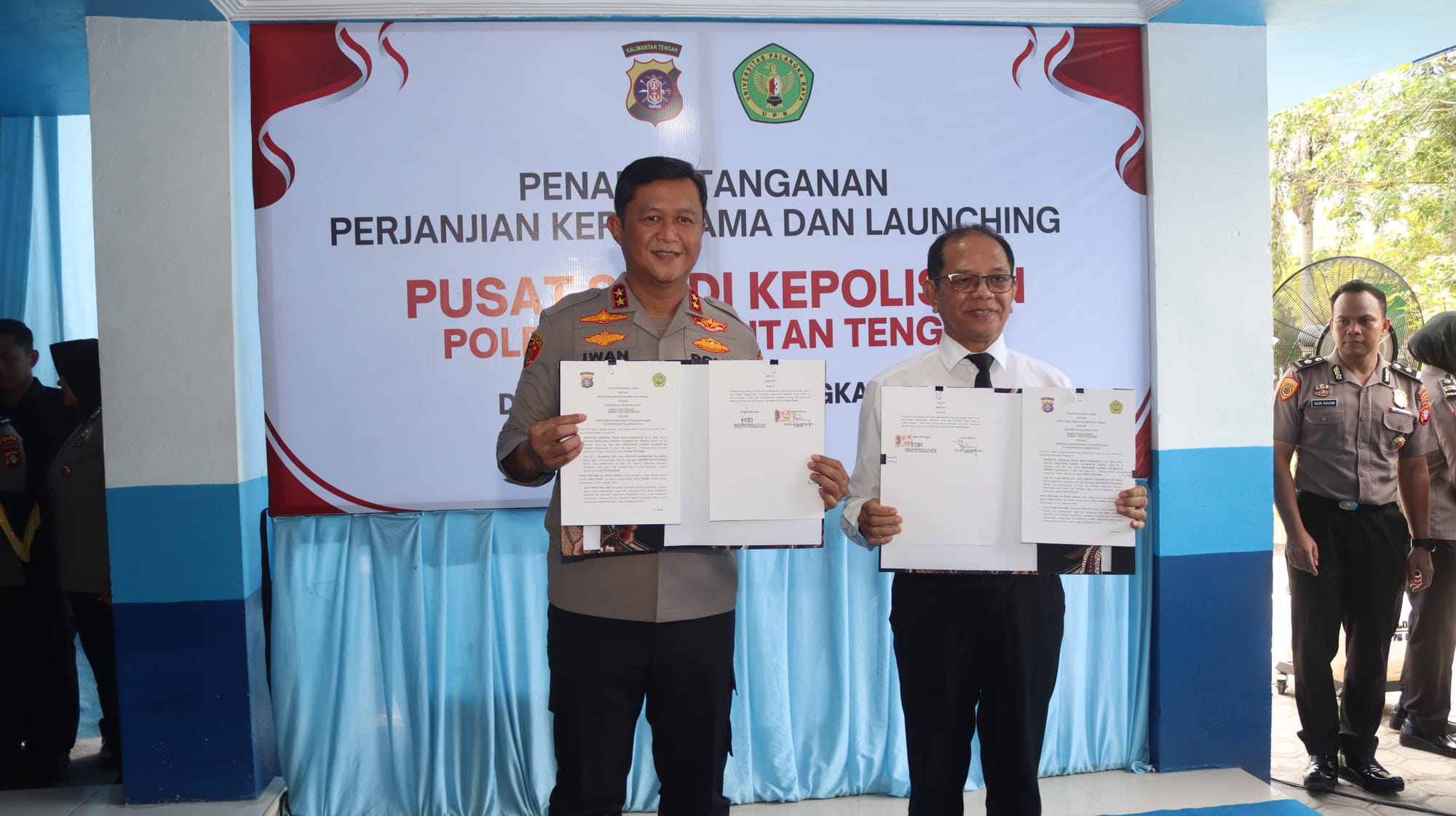 Perkuat Profesionalisme, Polda Kalteng Gandeng UPR Dirikan Pusat Studi Kepolisian