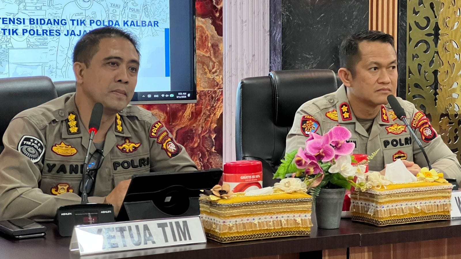 Tingkatkan Kinerja Teknologi Informasi, Bid TIK Polda Kalbar Asistensi di Polresta Pontianak