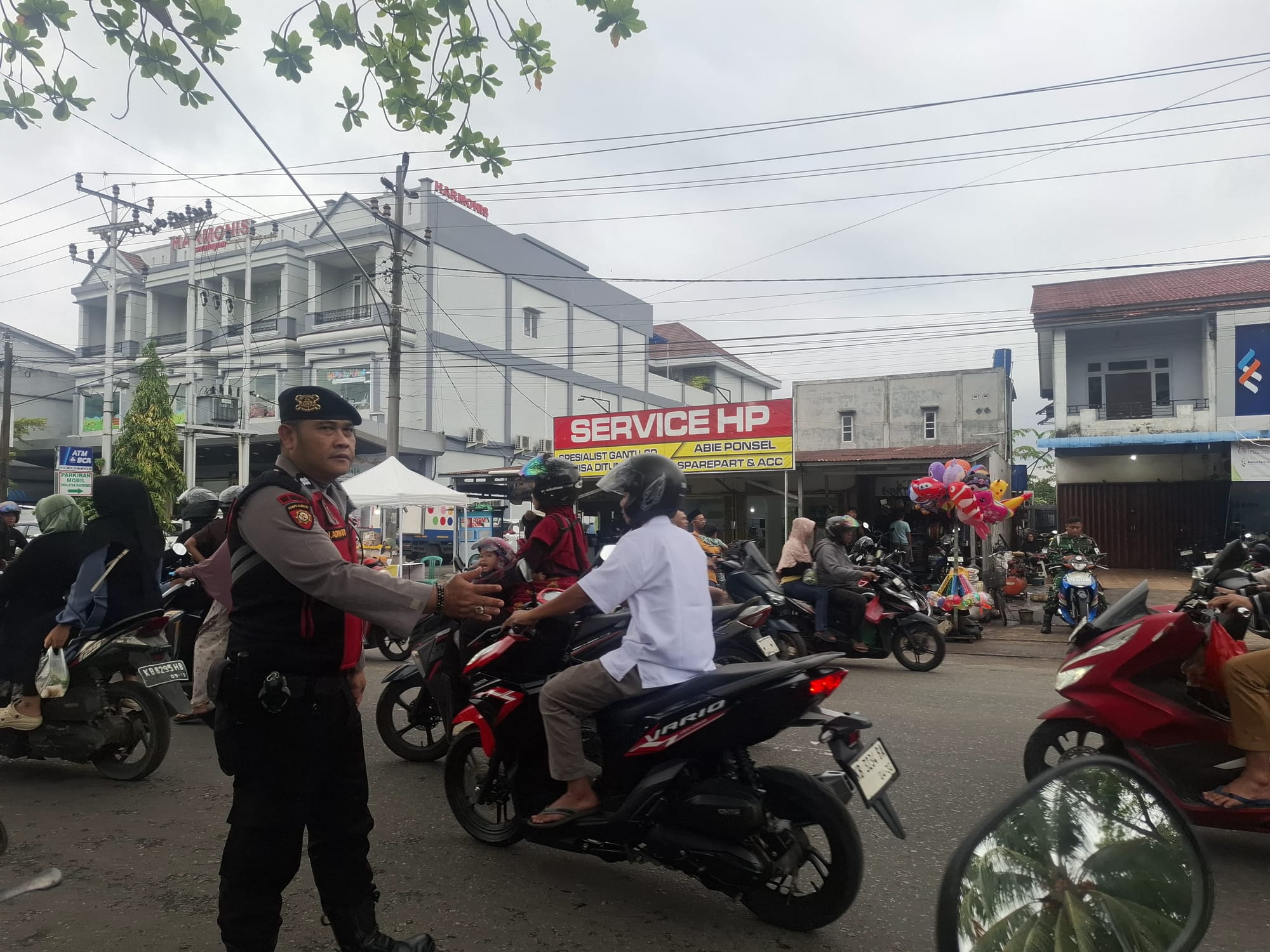 Jelang Berbuka Puasa, Polsek Pontianak Kota Amankan Pasar Juadah