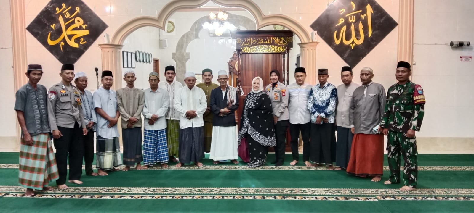Pererat Silaturahmi Ramadhan, Kapolsek Pontianak Selatan Kunjungi Masjid Al-Ikhwan