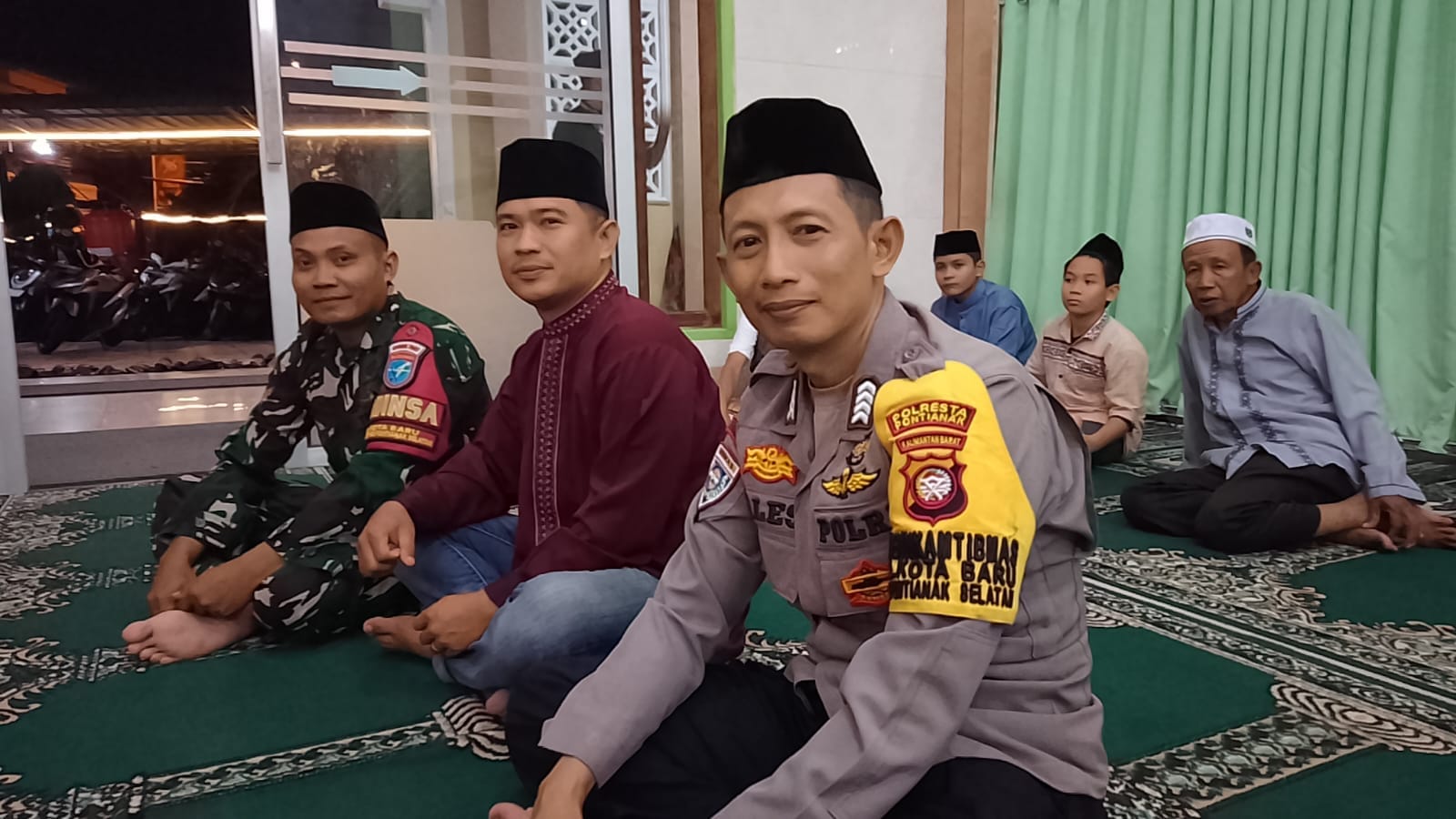 Safari Ramadhan di Masjid Al-Ikhwan, Kapolsek Pontianak Selatan Ajak Jaga Kamtibmas