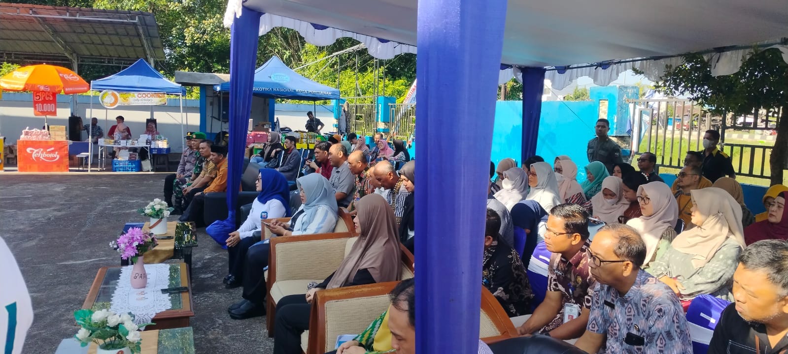 Bazar Ramadan HUT BNN RI ke-24 Dihadiri Kapolsek Pontianak Timur