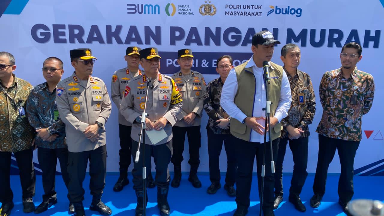 Polri Bersama Bulog Laksanakan Gerakan Pangan Murah Nasional, Jaga Stabilitas dan Ketersediaan Sembako Menjelang Idul Fitri