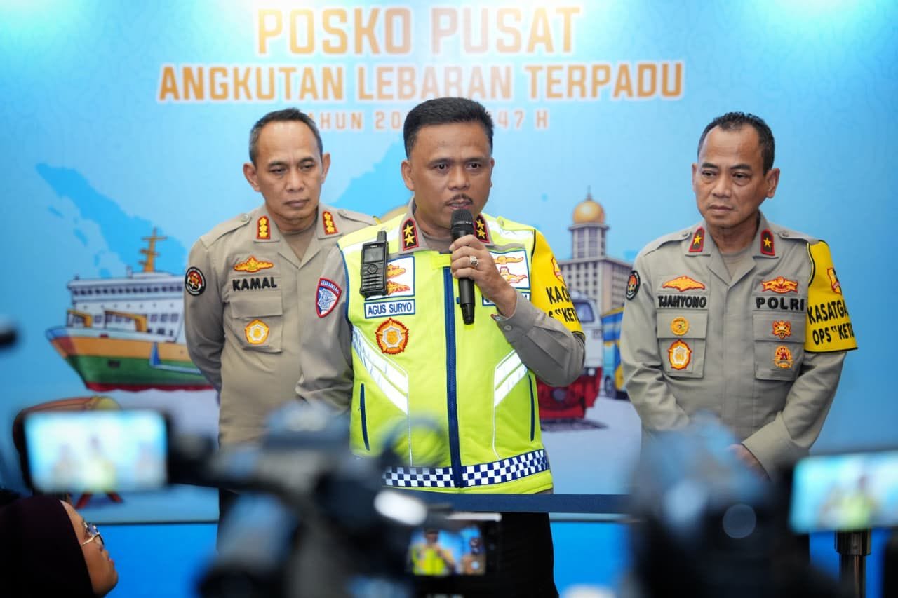 Pembukaan Posko Angkutan Lebaran 2026, Kakorlantas Pastikan Pengamanan Operasi Ketupat Optimal