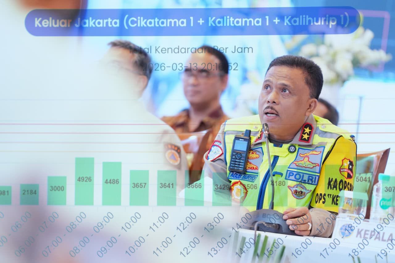 Kakorlantas Tinjau Pembukaan Posko Angkutan Lebaran 2026, Pastikan Operasi Ketupat Siap Berjalan