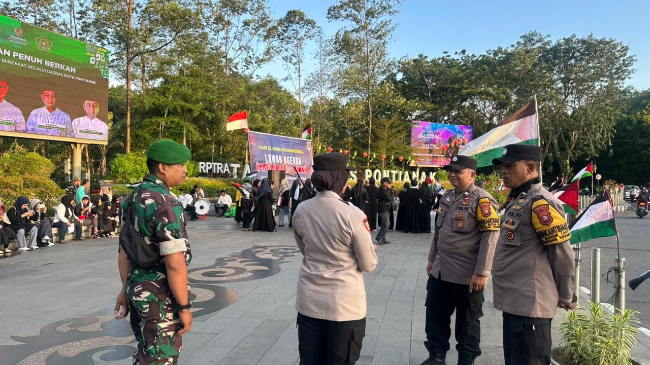 Polresta Pontianak Siaga Amankan Peringatan Hari Internasional Al Quds 2026