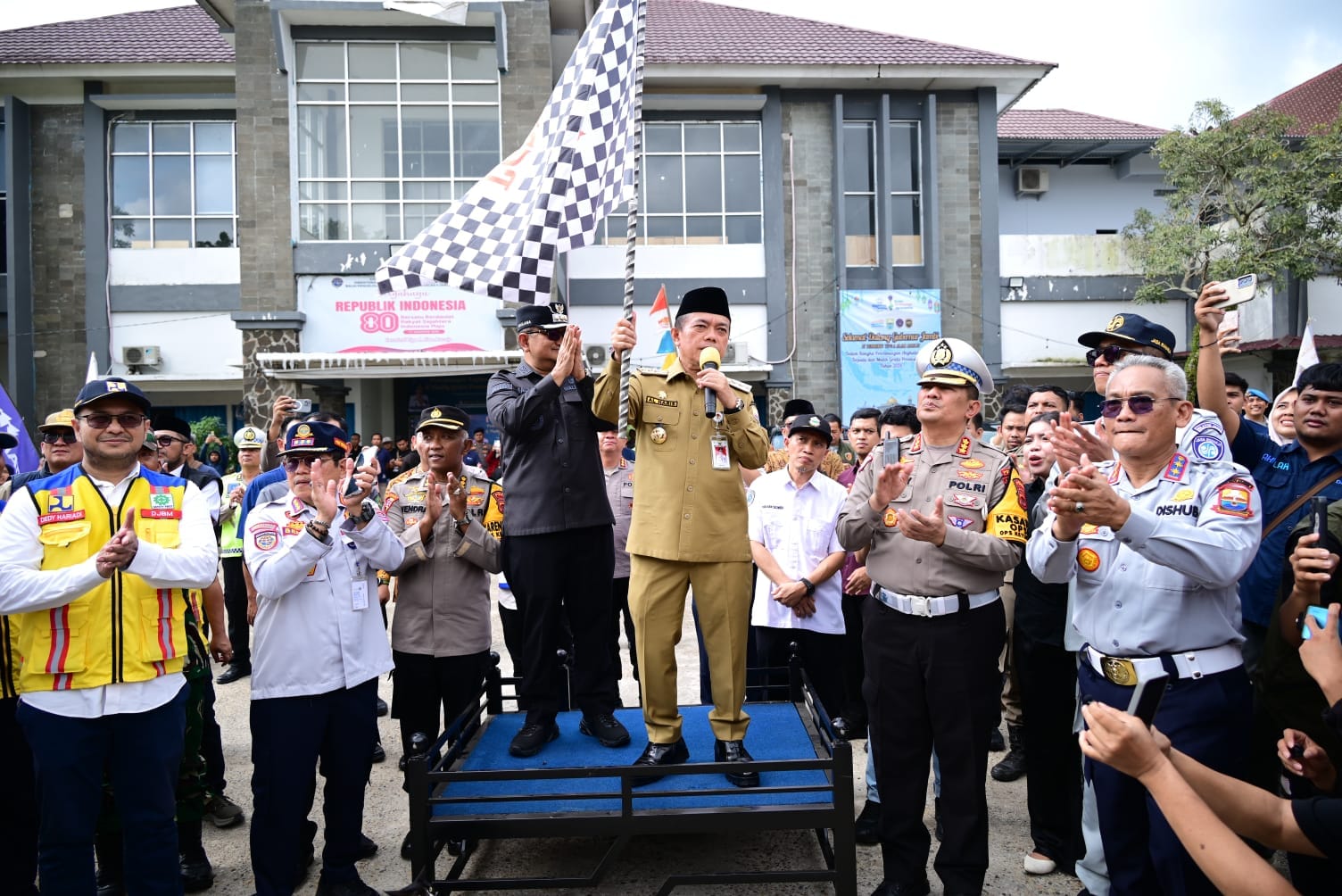 Pelepasan Mudik Gratis 2026 di Jambi Dihadiri Polda Jambi