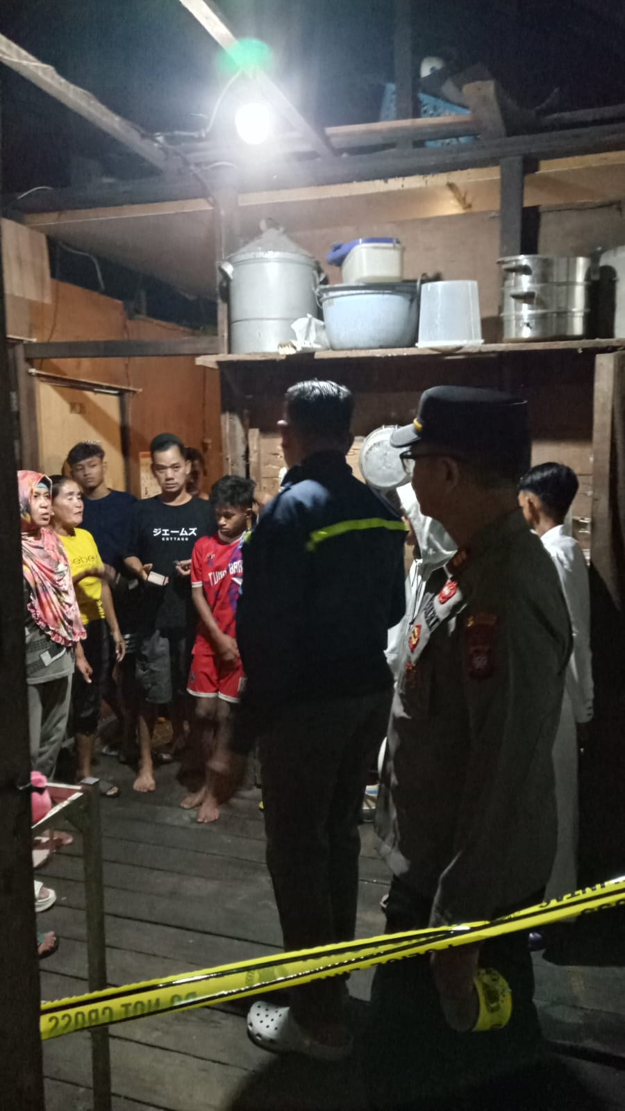 Polsek Pontianak Timur Datangi TKP Dugaan Bunuh Diri, Tim Enggang dan Reskrim Lakukan Penyelidikan