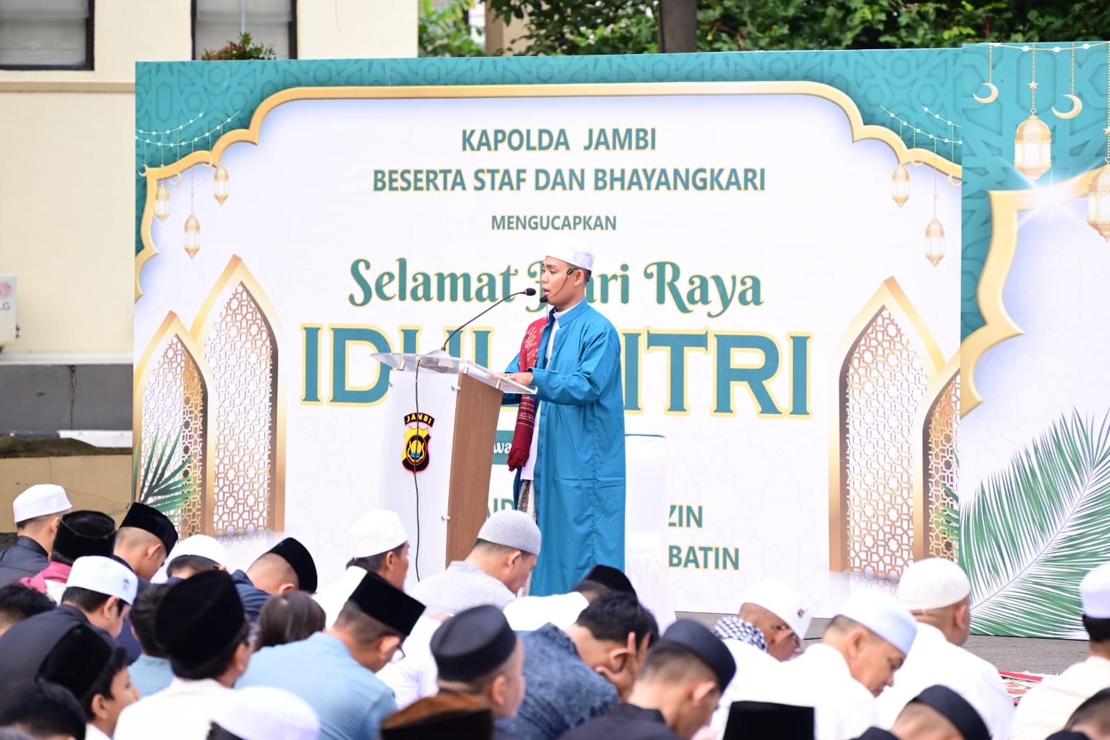 Shalat Idul Fitri 1447 H di Polda Jambi Berlangsung Tertib dan Penuh Kekhusyukan