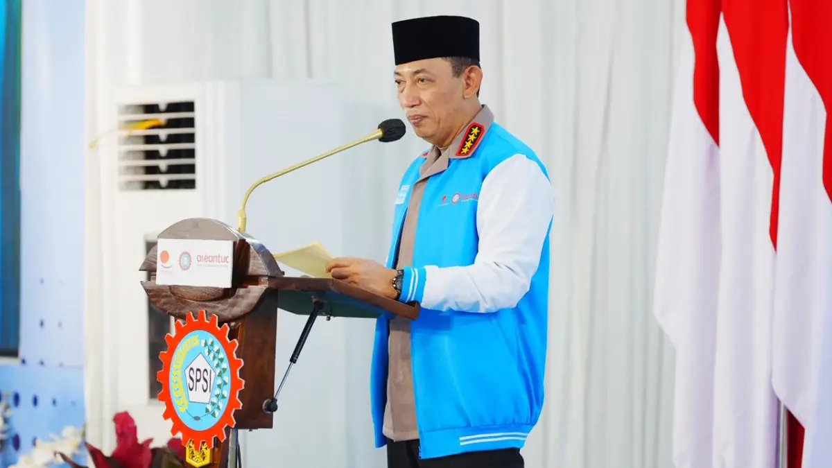 Kapolri di Depan Buruh KSPSI: Dunia Tak Stabil, Persatuan Jadi Kunci Jaga Ekonomi dan Investasi RI